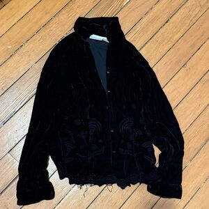Black Velvet Women's Overshirt